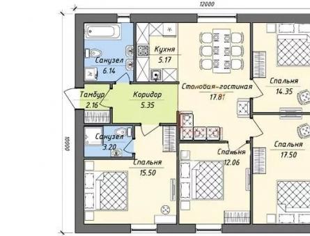 Виды, назначение и размеры помещений в зависимости от площади частного жилого дома Дом 10 на 12 двухэтажный проект